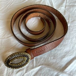 Women’s Brown FOSSIL Belt - Size Medium